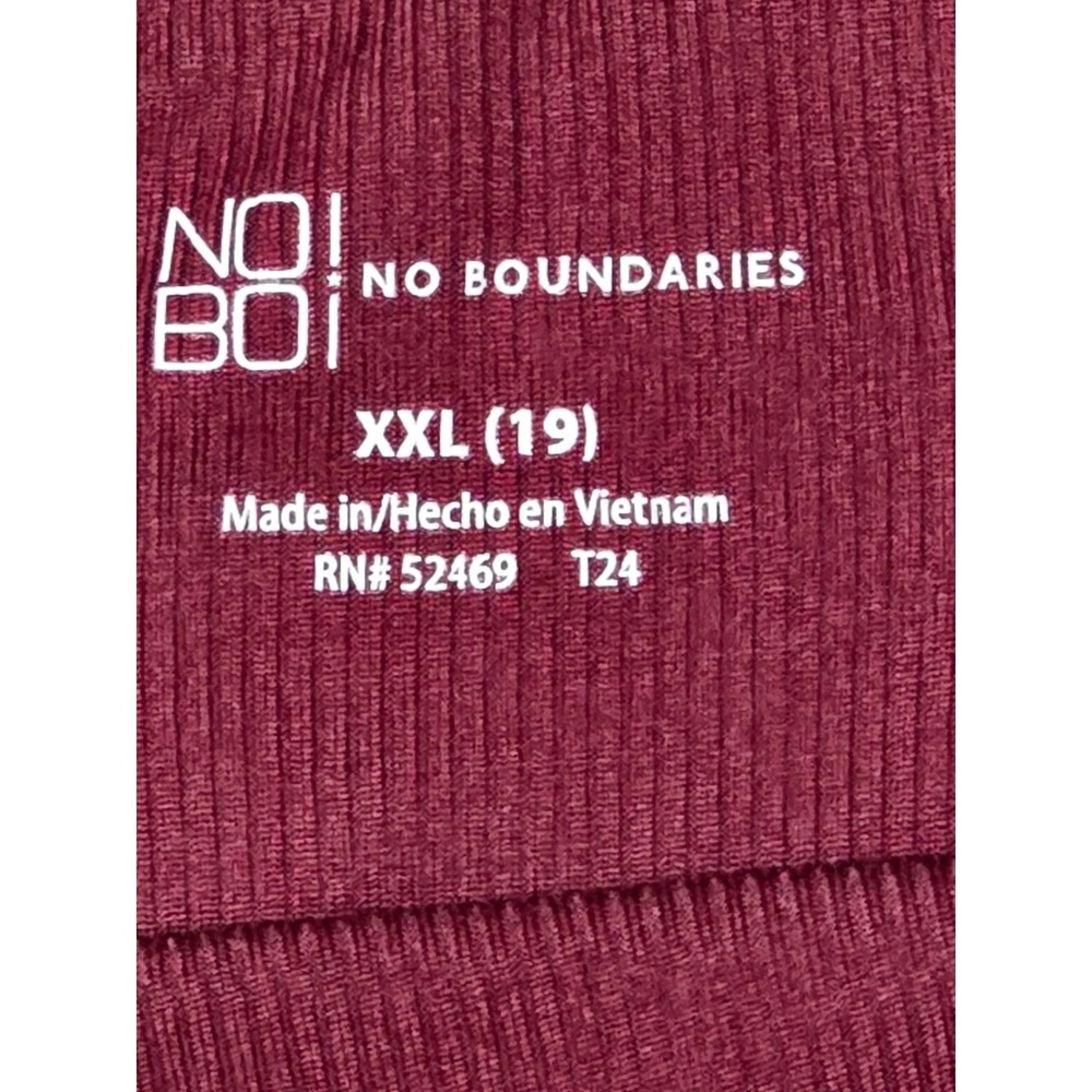 Set of 3 XXL 19 Ribbed Tank Top Bundle Sleeveless Maroon Blue Mustard (T) - Picture 4 of 13